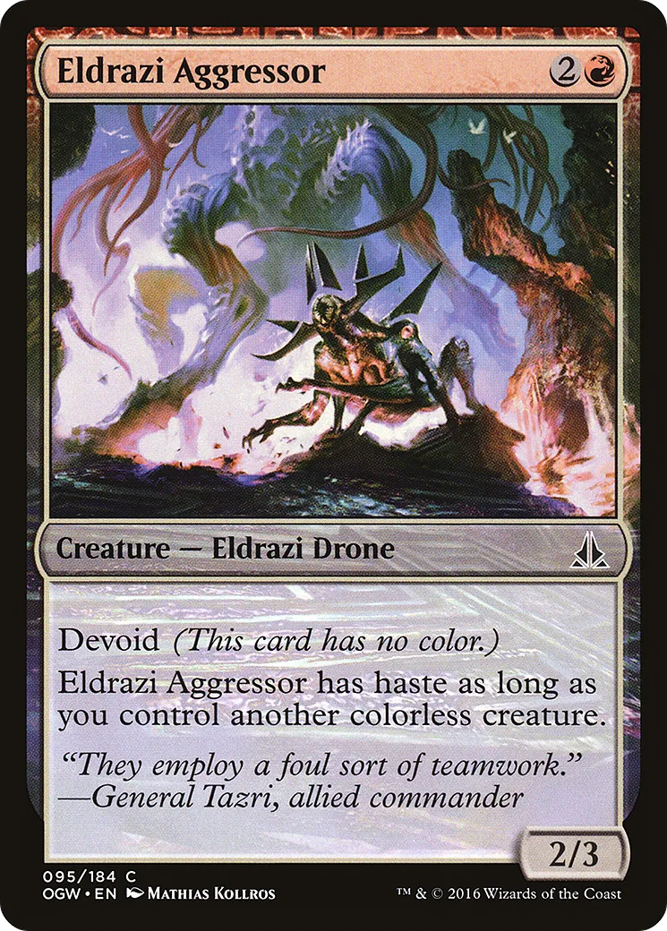 Agresseur eldrazi — Oath of the Gatewatch — Magic: The Gathering