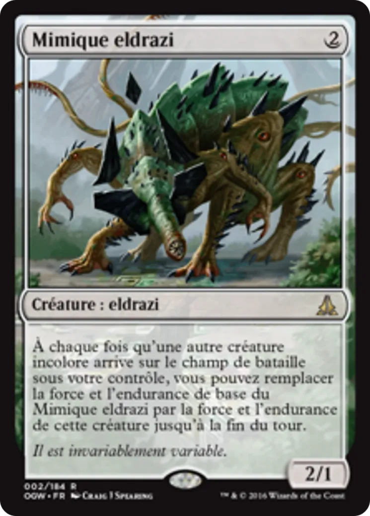 Mimique eldrazi — Oath of the Gatewatch — Magic: The Gathering