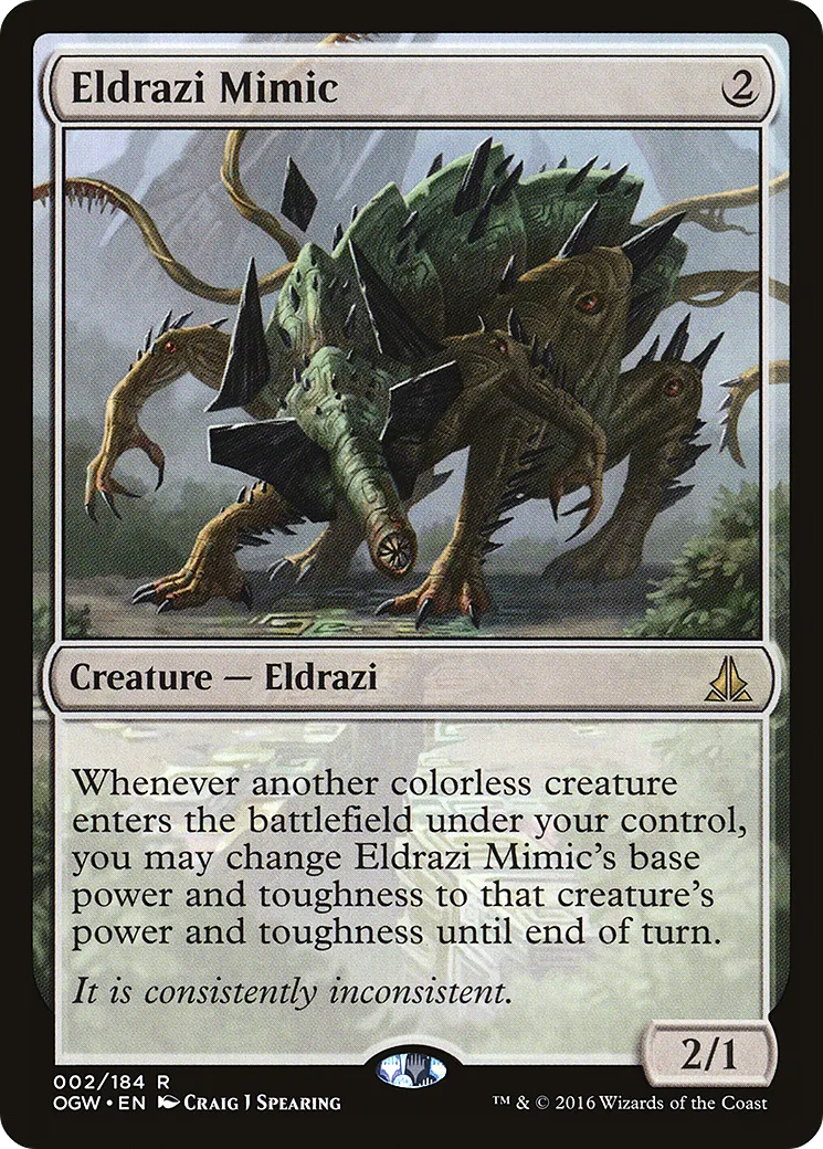 Mimique eldrazi — Oath of the Gatewatch — Magic: The Gathering