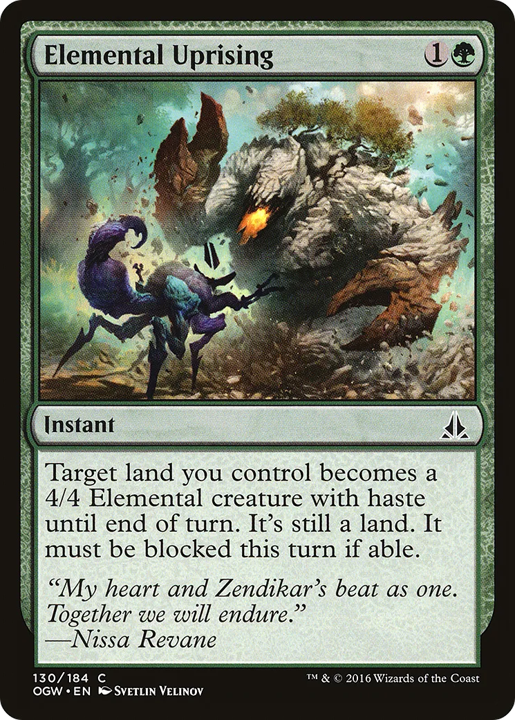 Soulèvement élémental — Oath of the Gatewatch — Magic: The Gathering