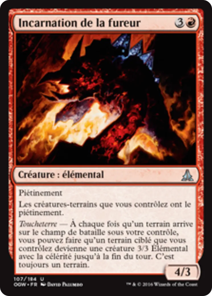 Incarnation de la fureur — Oath of the Gatewatch — Magic: The Gathering