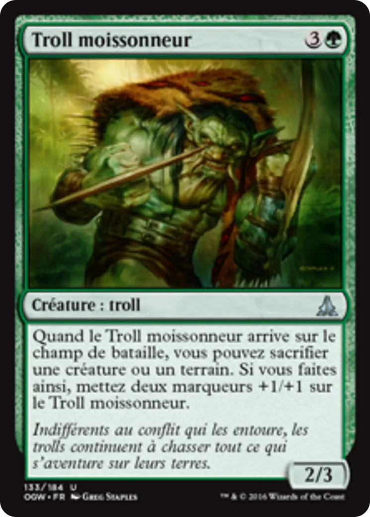 Troll moissonneur — Oath of the Gatewatch — Magic: The Gathering