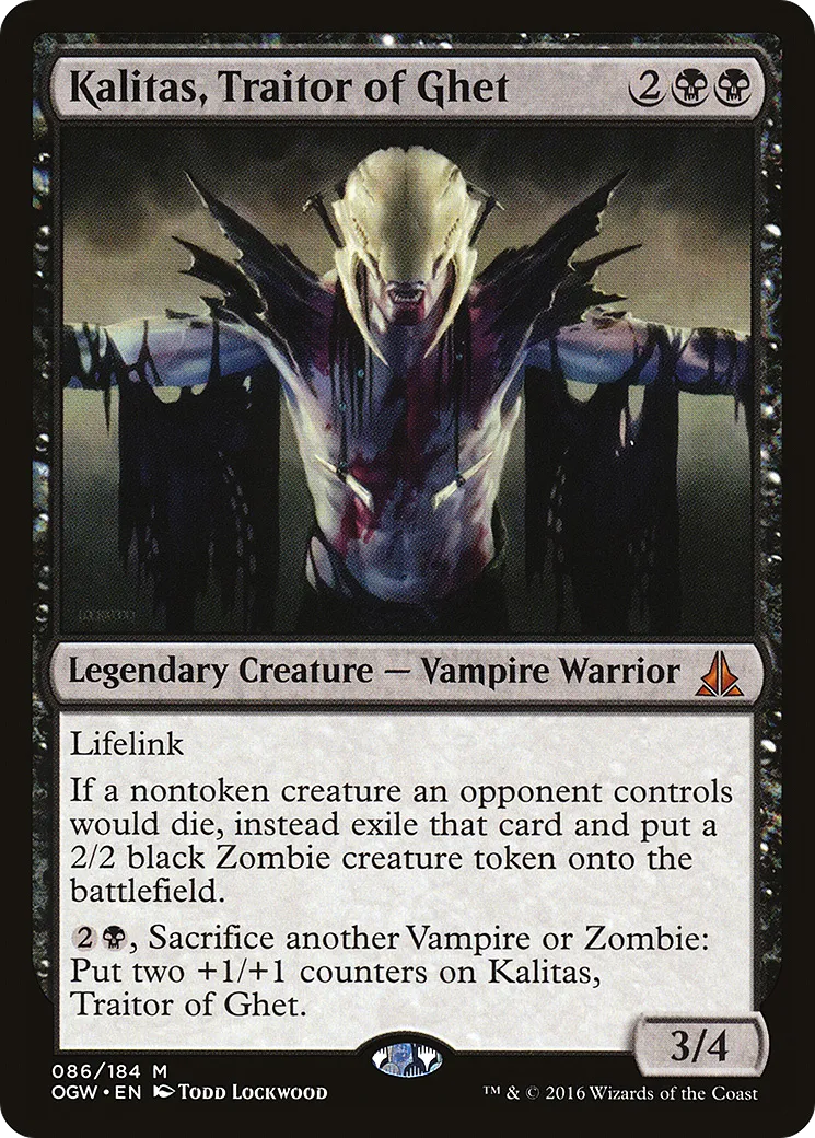 Kalitas, traître des Ghet — Oath of the Gatewatch — Magic: The Gathering