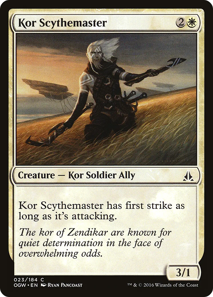 Kor Scythemaster — Oath of the Gatewatch — Magic: The Gathering