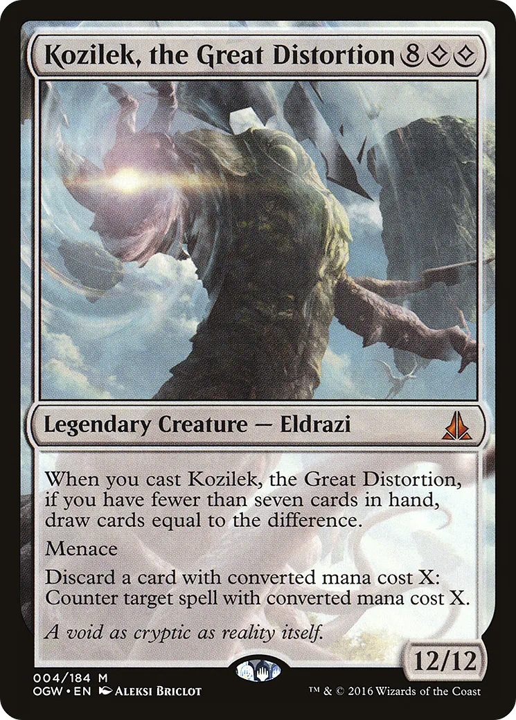 Kozilek, the Great Distortion from Oath of the Gatewatch - Magic: The Gathering