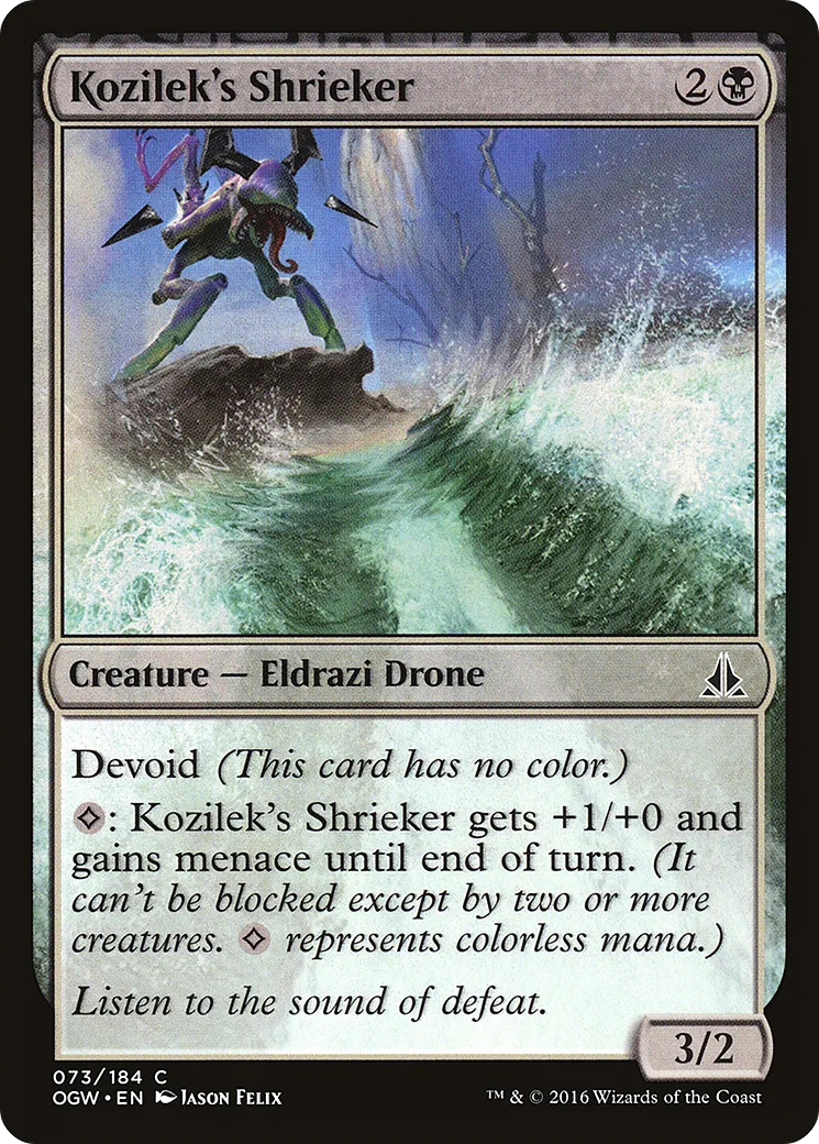 Kozilek's Shrieker — Oath of the Gatewatch — Magic: The Gathering