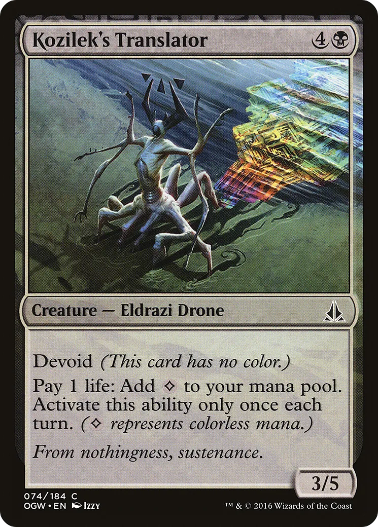 Kozilek's Translator — Oath of the Gatewatch — Magic: The Gathering