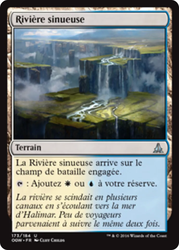 Rivière sinueuse — Oath of the Gatewatch — Magic: The Gathering