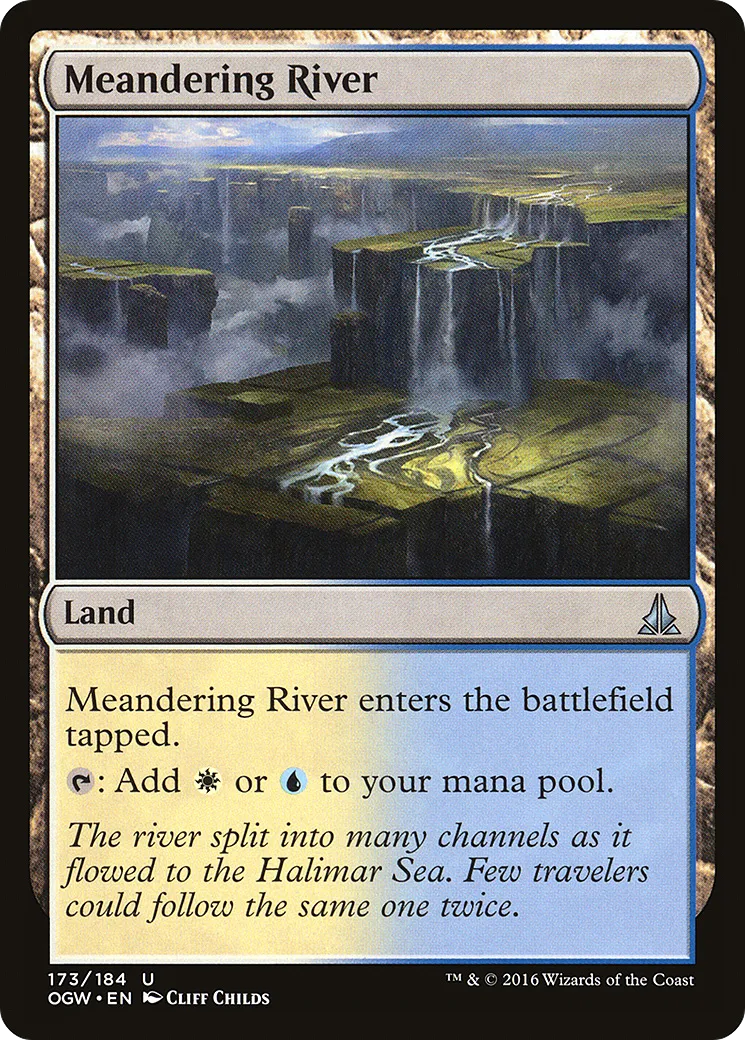 Rivière sinueuse — Oath of the Gatewatch — Magic: The Gathering