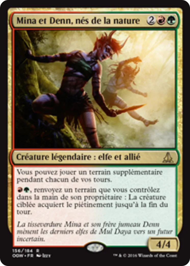 Mina et Denn, nés de la nature — Oath of the Gatewatch — Magic: The Gathering