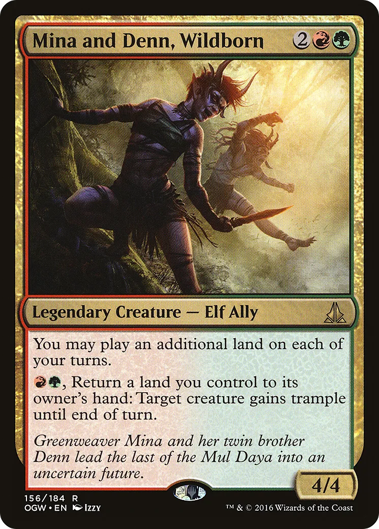 Mina and Denn, Wildborn — Oath of the Gatewatch — Magic: The Gathering