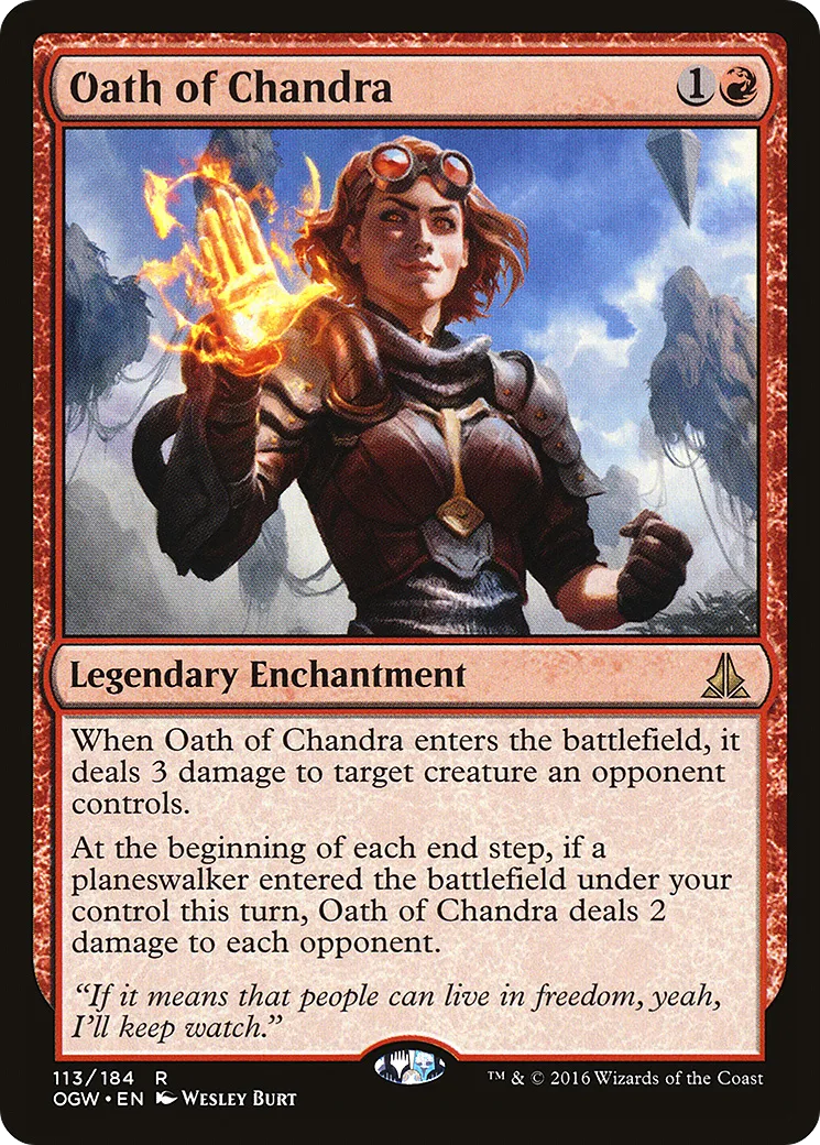 Oath of Chandra — Oath of the Gatewatch — Magic: The Gathering