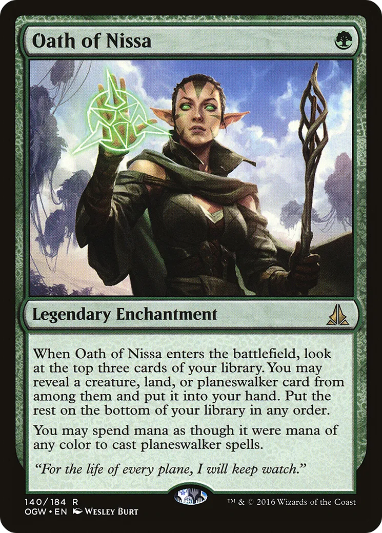 Oath of Nissa — Oath of the Gatewatch — Magic: The Gathering