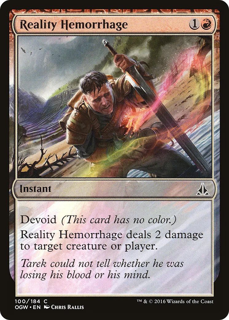 Reality Hemorrhage — Oath of the Gatewatch — Magic: The Gathering