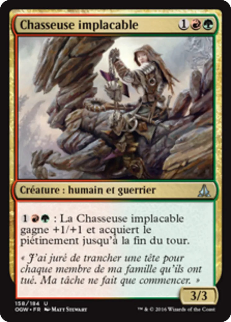 Chasseuse implacable — Oath of the Gatewatch — Magic: The Gathering