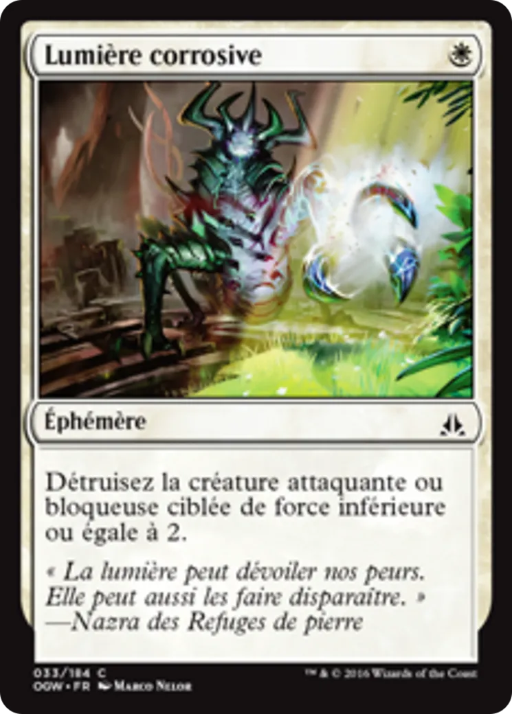 Lumière corrosive — Oath of the Gatewatch — Magic: The Gathering