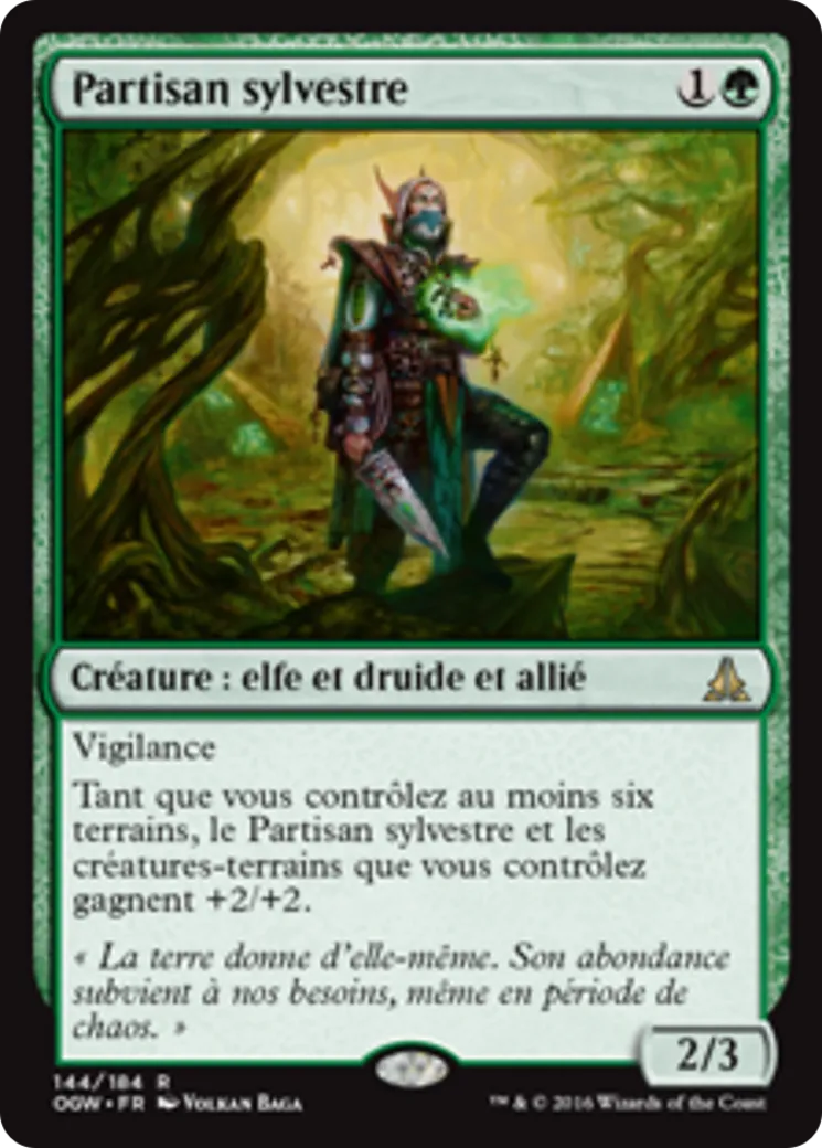 Partisan sylvestre — Oath of the Gatewatch — Magic: The Gathering