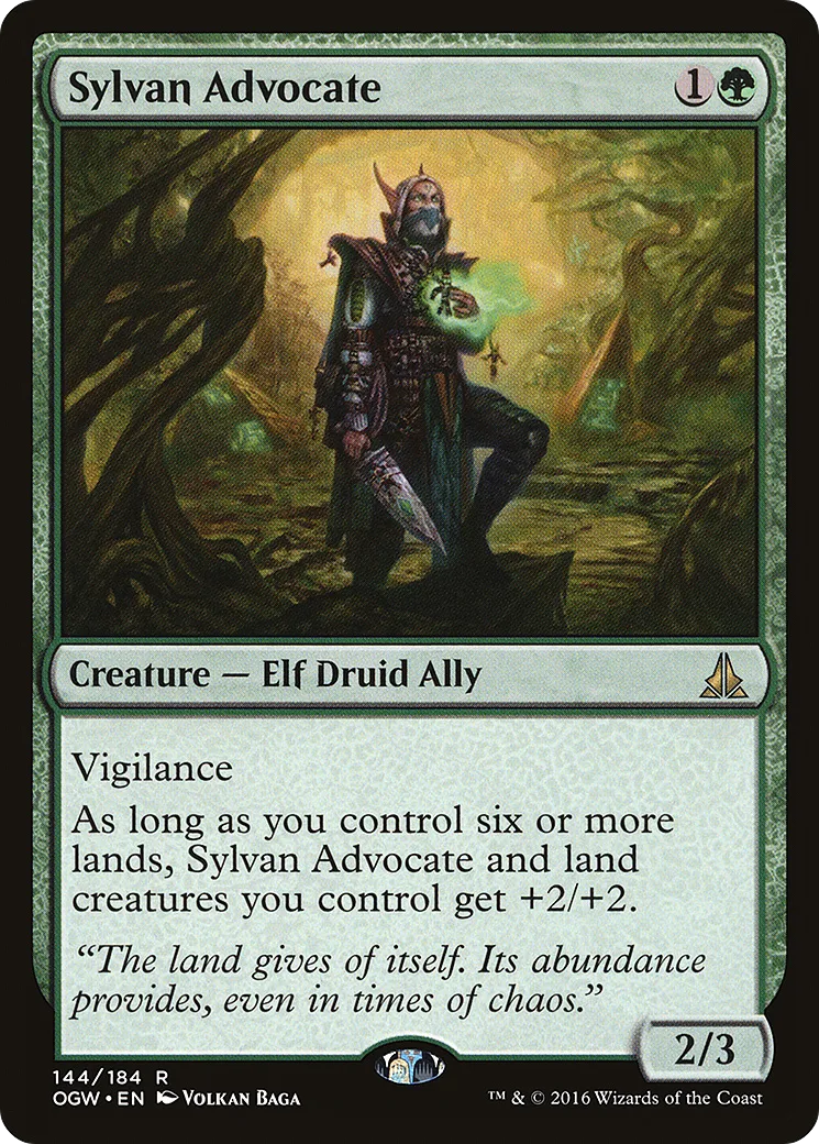 Sylvan Advocate — Oath of the Gatewatch — Magic: The Gathering