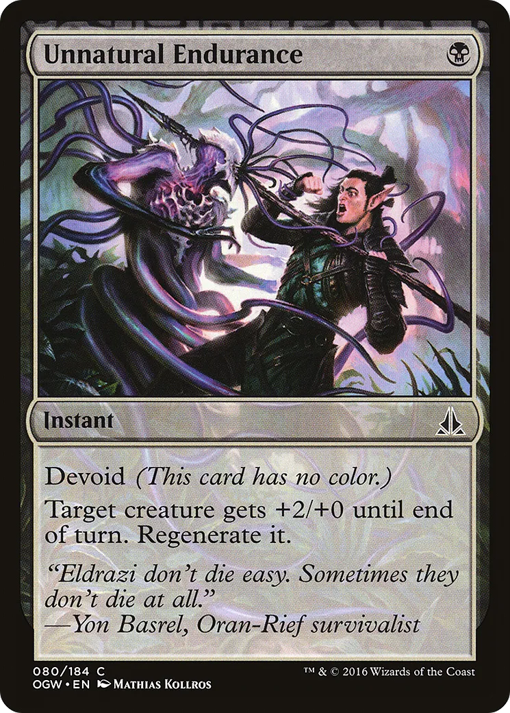 Unnatural Endurance — Oath of the Gatewatch — Magic: The Gathering