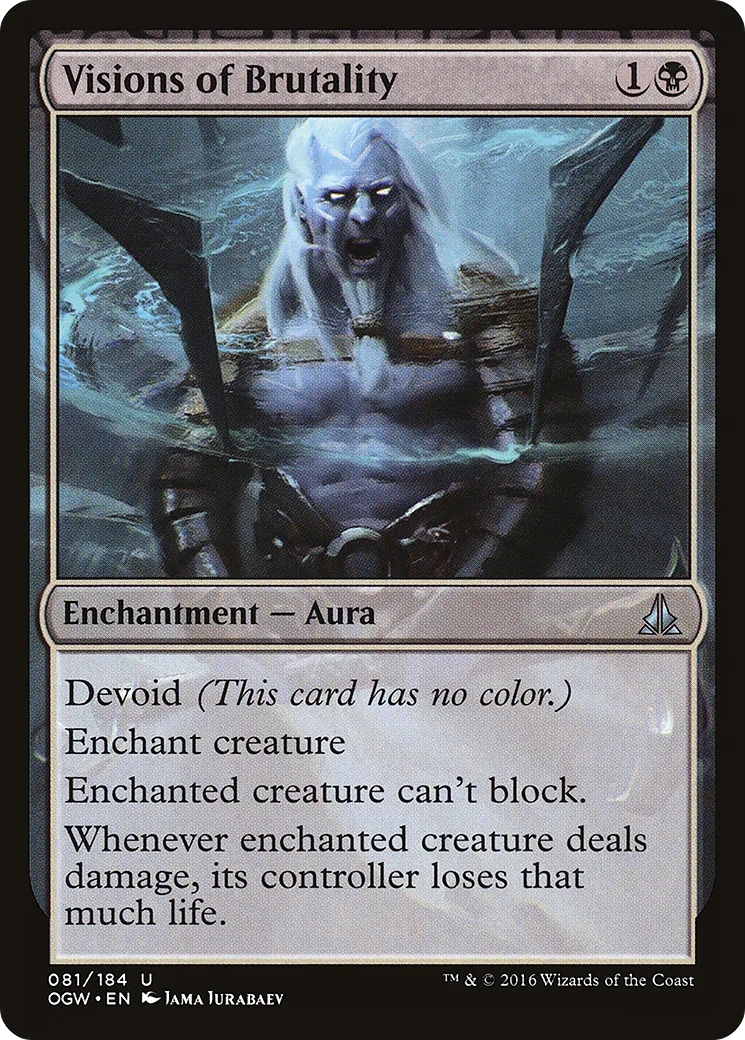 Visions of Brutality — Oath of the Gatewatch — Magic: The Gathering