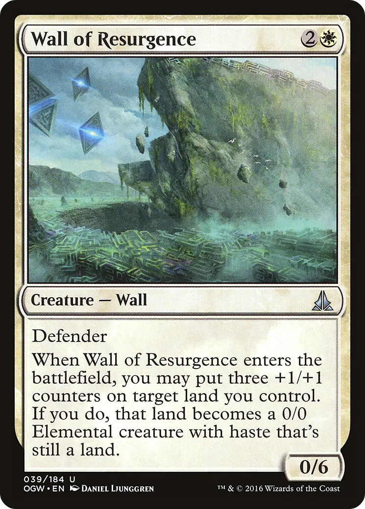Wall of Resurgence — Oath of the Gatewatch — Magic: The Gathering