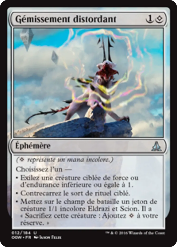 Gémissement distordant — Oath of the Gatewatch — Magic: The Gathering