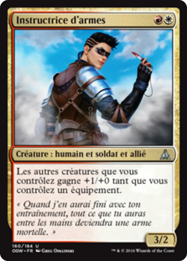 Instructrice d'armes — Oath of the Gatewatch — Magic: The Gathering