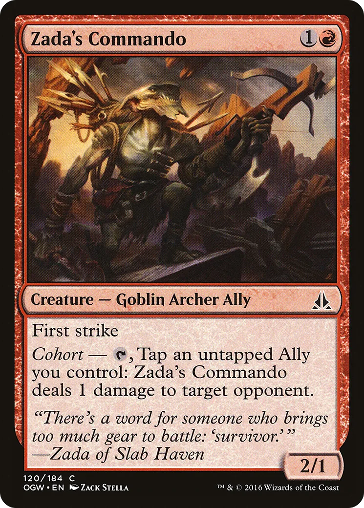 Commando de Zada — Oath of the Gatewatch — Magic: The Gathering