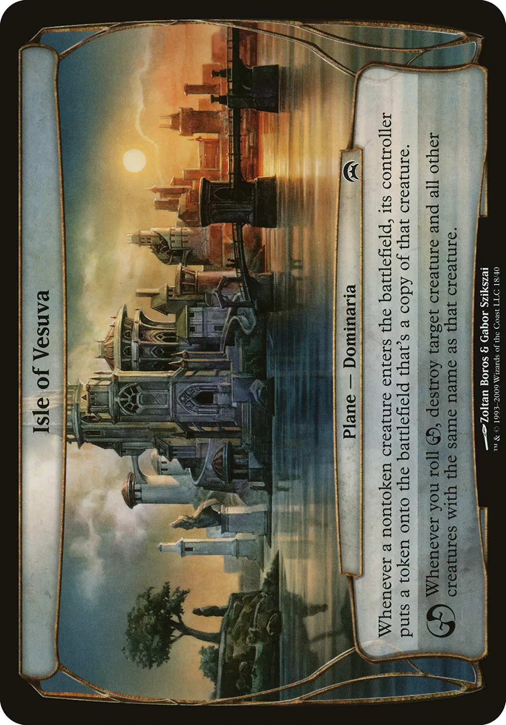 Isle of Vesuva — Planechase Planes — Magic: The Gathering