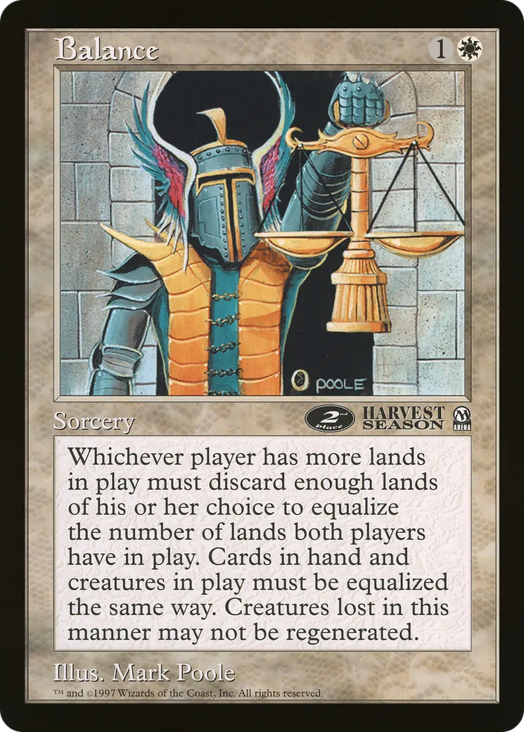 Balance — Oversized League Prizes — Magic: The Gathering