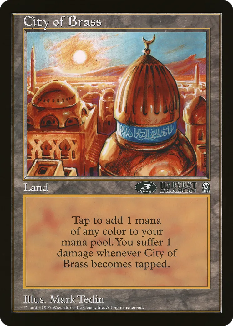 City of Brass — Oversized League Prizes — Magic: The Gathering