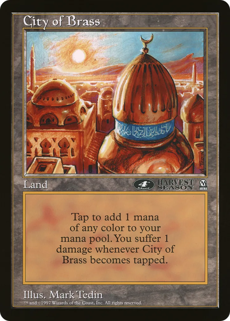 City of Brass — Oversized League Prizes — Magic: The Gathering