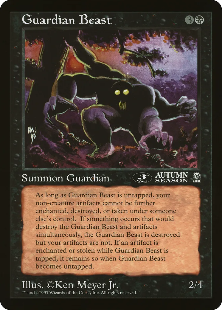 Guardian Beast — Oversized League Prizes — Magic: The Gathering