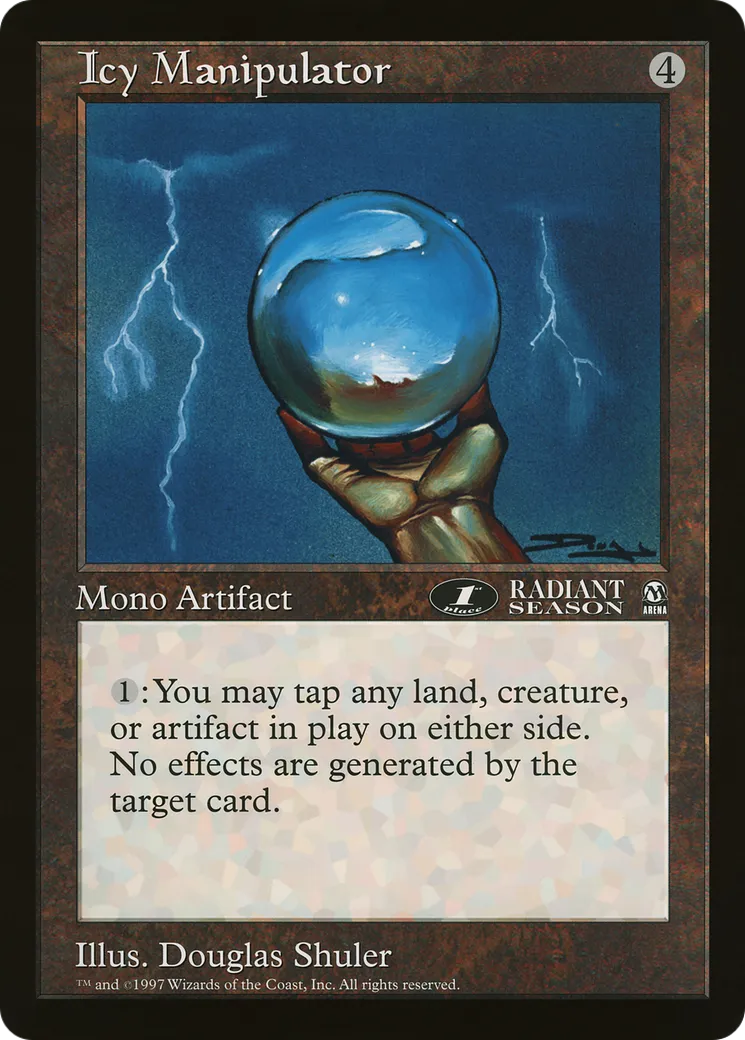 Icy Manipulator — Oversized League Prizes — Magic: The Gathering