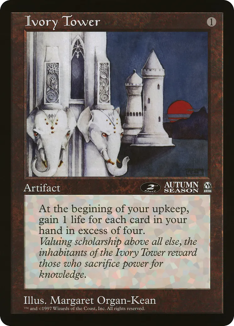 Ivory Tower — Oversized League Prizes — Magic: The Gathering