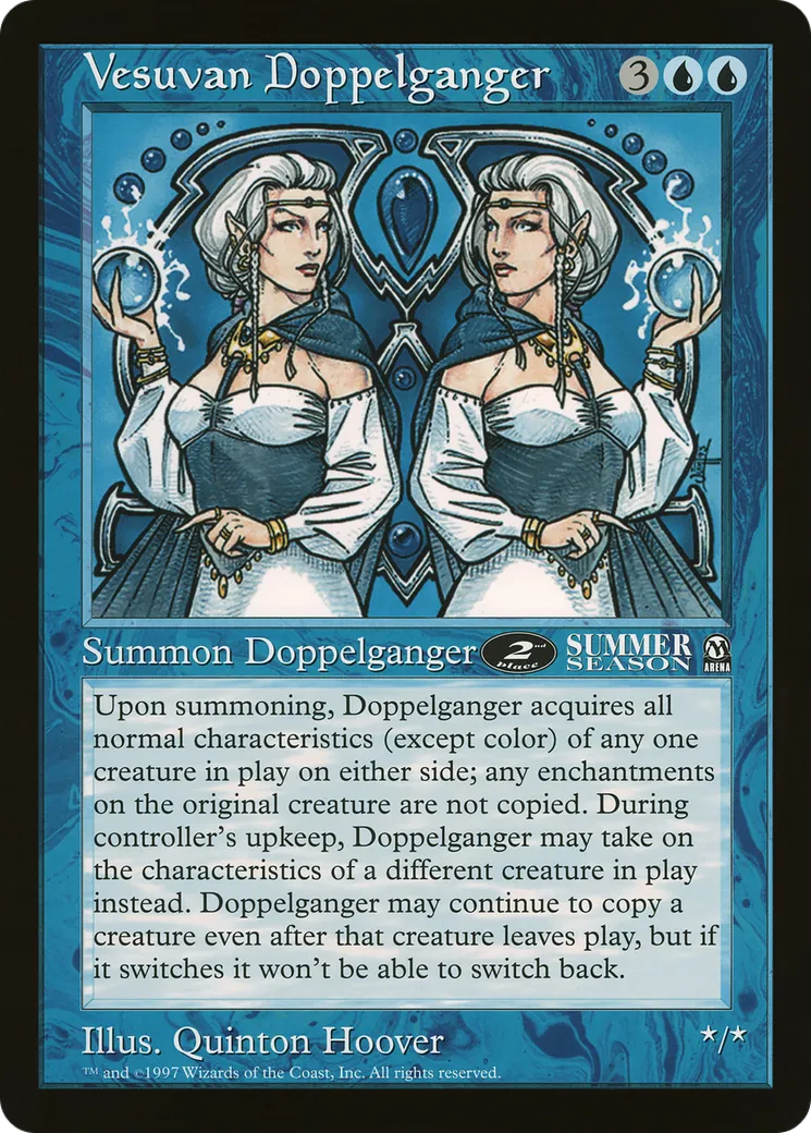 Doppelganger Vésuvéen — Oversized League Prizes — Magic: The Gathering