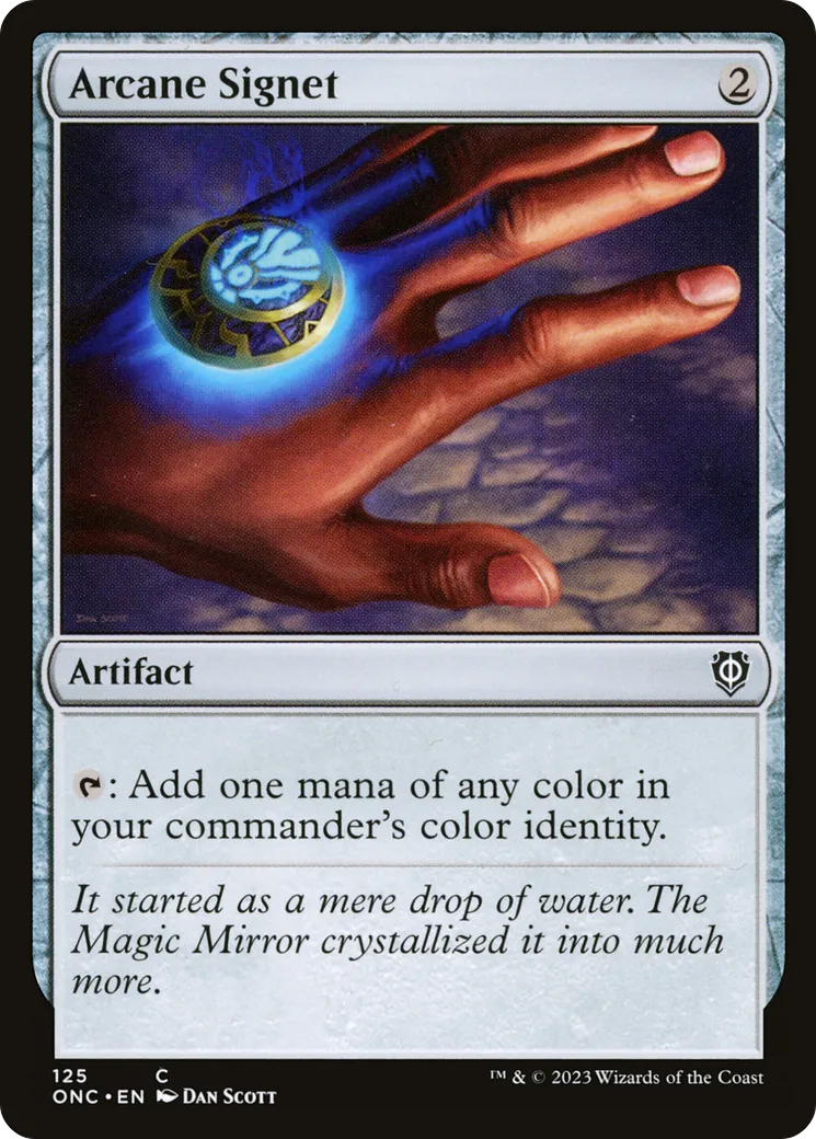 Arcane Signet — Phyrexia: All Will Be One Commander — Magic: The Gathering