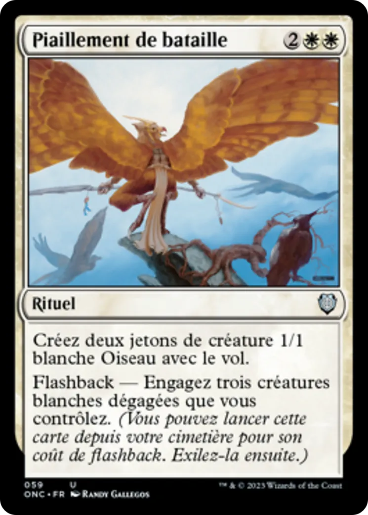 Piaillement de bataille — Phyrexia: All Will Be One Commander — Magic: The Gathering