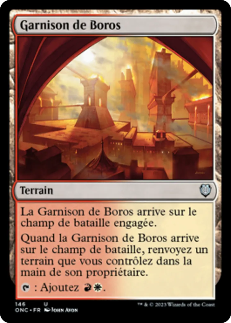 Garnison de Boros — Phyrexia: All Will Be One Commander — Magic: The Gathering