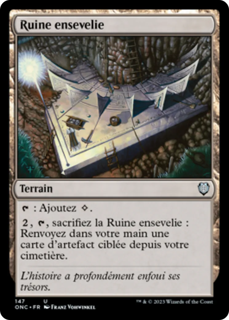 Ruine ensevelie — Phyrexia: All Will Be One Commander — Magic: The Gathering