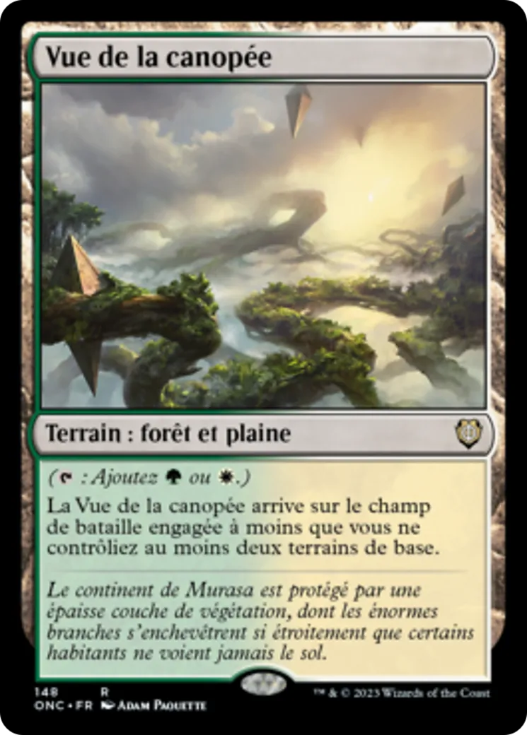 Vue de la canopée — Phyrexia: All Will Be One Commander — Magic: The Gathering