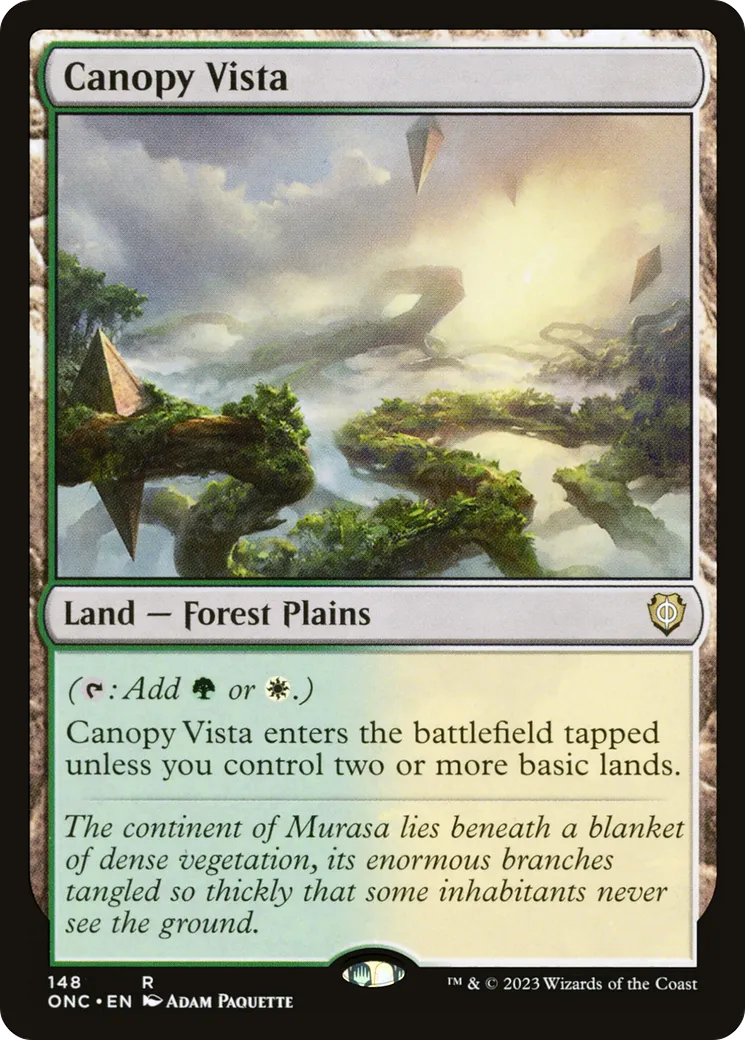 Canopy Vista — Phyrexia: All Will Be One Commander — Magic: The Gathering