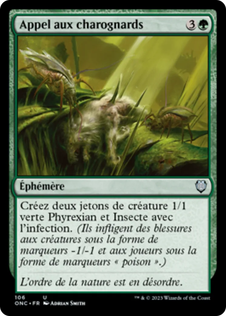 Appel aux charognards — Phyrexia: All Will Be One Commander — Magic: The Gathering