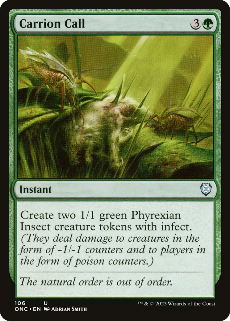 Carrion Call — Phyrexia: All Will Be One Commander — Magic: The Gathering