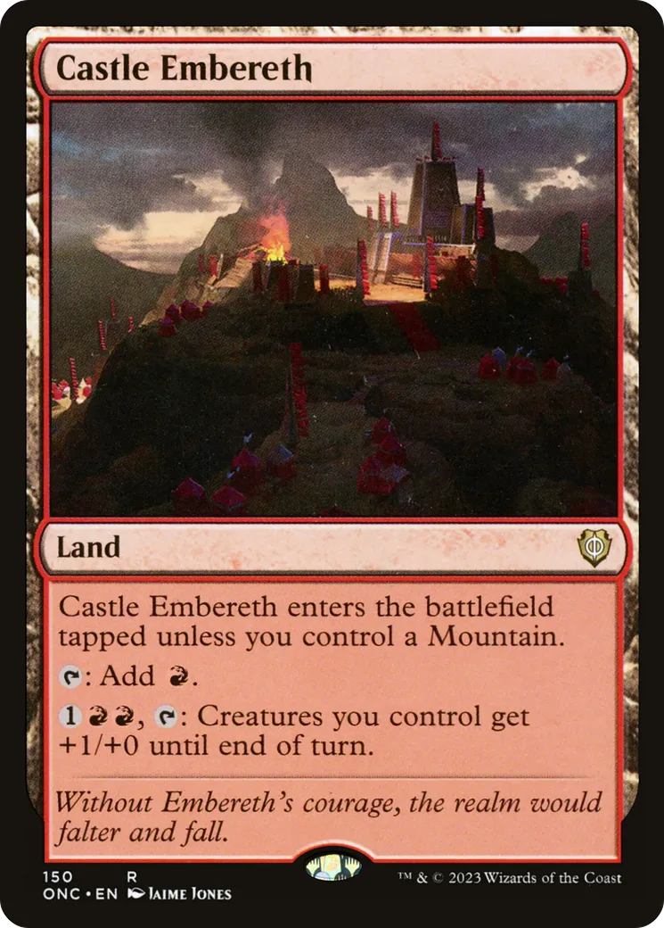 Castle Embereth — Phyrexia: All Will Be One Commander — Magic: The Gathering