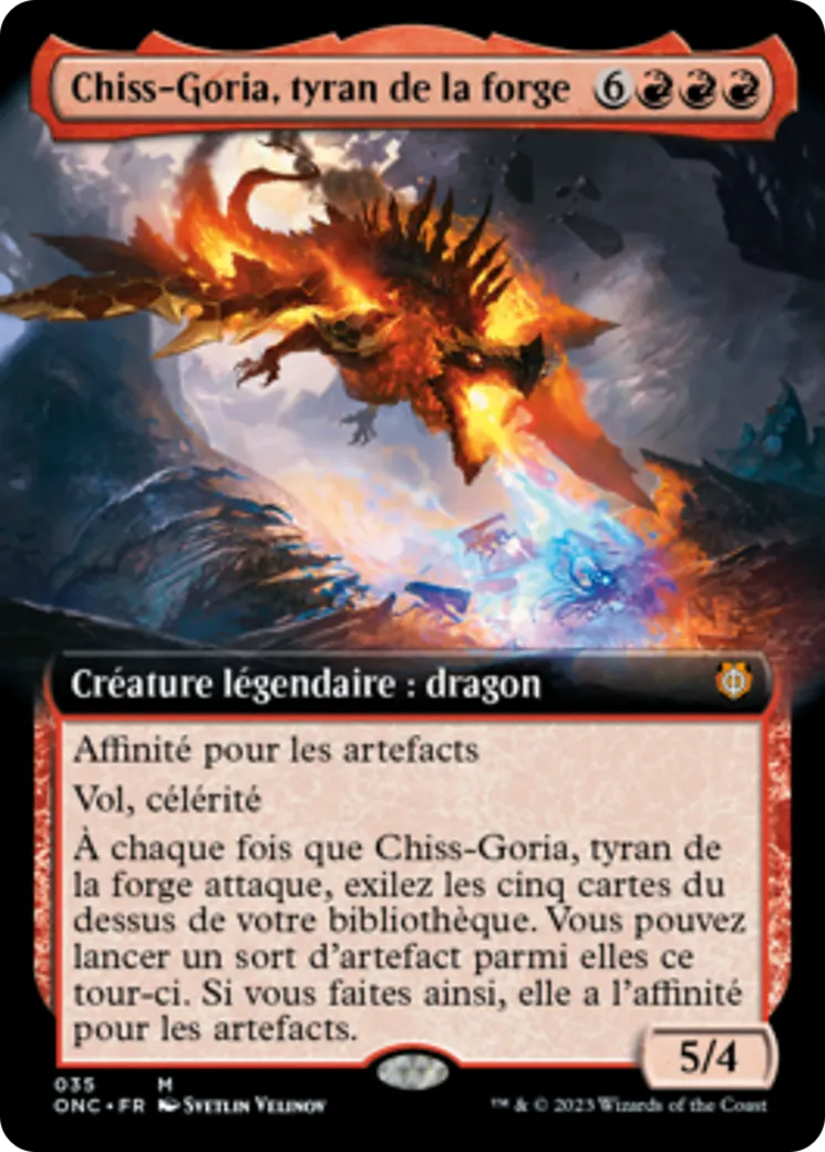 Chiss-Goria, tyran de la forge — Phyrexia: All Will Be One Commander — Magic: The Gathering