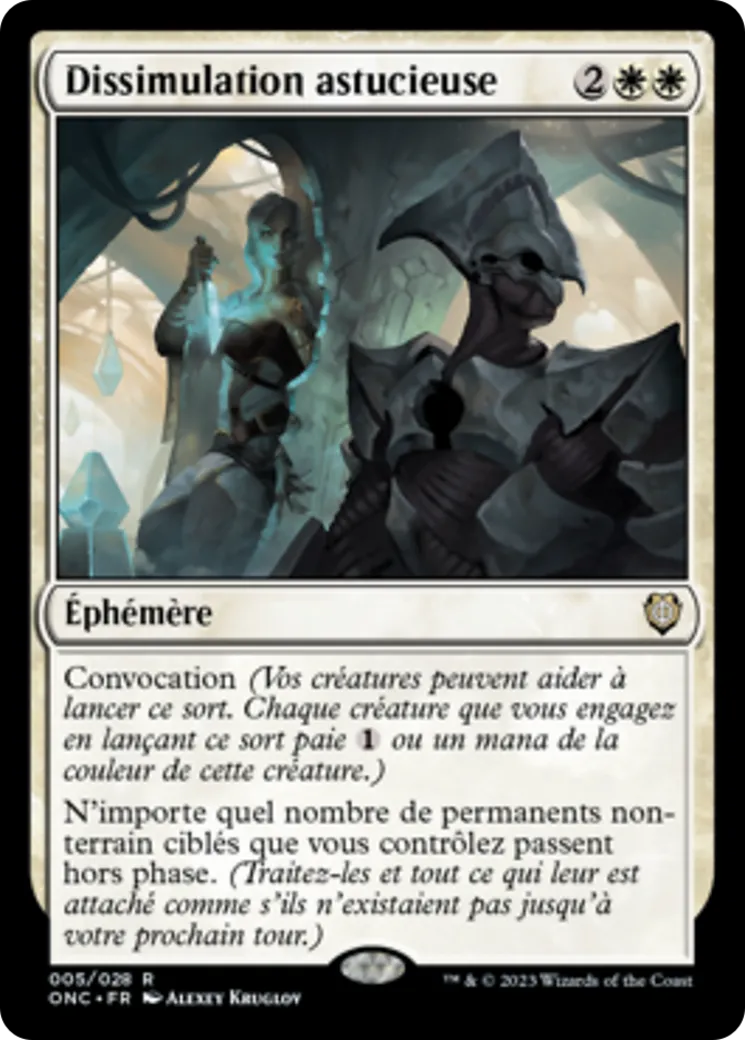 Dissimulation astucieuse — Phyrexia: All Will Be One Commander — Magic: The Gathering