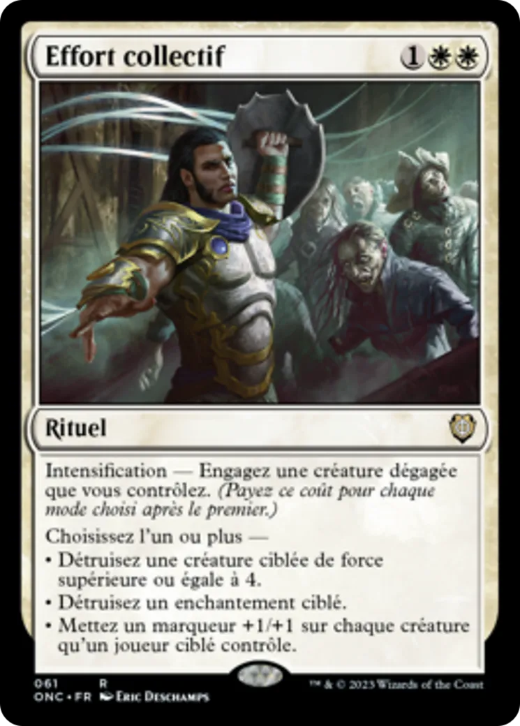 Effort collectif — Phyrexia: All Will Be One Commander — Magic: The Gathering