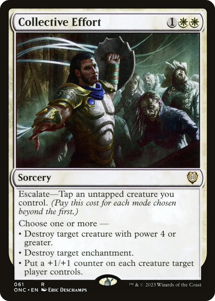 Collective Effort — Phyrexia: All Will Be One Commander — Magic: The Gathering