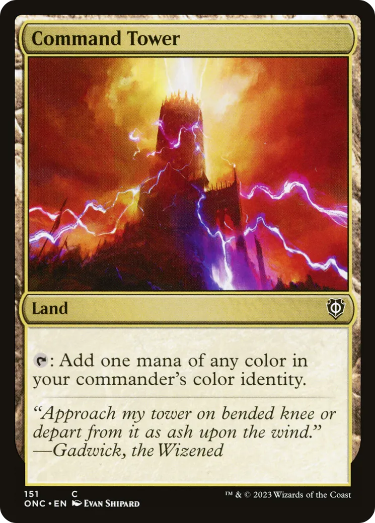 Tour de commandement — Phyrexia: All Will Be One Commander — Magic: The Gathering